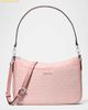 Túi Đeo Vai Michael Kors Jet Set Medium Signature Logo Pochette Crossbody Bag Màu HỒNG Logo