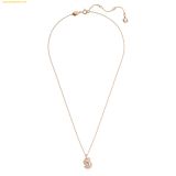  Dây Chuyền, Vòng Cổ Swarovski Swan pendant Swan, Small, White, Rose gold-tone plated 5647555 