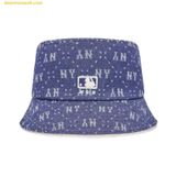  Mũ Bucket MLB Denim Dia Monogram Bucket Hat New York Yankees D.Navy 3AHTMD13N-50NYD 