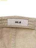  Mũ Lưỡi Trai MLB Varsity Vintage Cursive Damaged Unstructured Ball Cap NY Mg.Beige 3ACPV015N-50BGM 