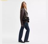  Túi Xách Coach Tabby Shoulder Bag 26 With Pillow Quilting Black CP150 