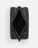  Túi Đeo Chéo Coach Axel Crossbody Signature Canvas Đen Logo 