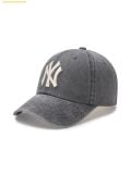  Mũ Lưỡi Trai MLB H-Fit Pigment Unstructured Ball Cap NY (Charcoal Grey) 3ACPVV65N-50CGS 