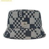  Mũ Bucket MLB Checkerboard Denim-Like Bucket Hat B (Black) 3AHTCC12N-43BKS 