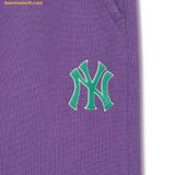  Quần Suông Dài MLB Women's Varsity High-Waist Wide Pants NY (D.Lavender) 3FPTV0134-50LDD 