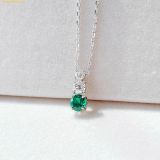  Dây Chuyền Swarovski Stilla Attract pendant Green, Rhodium plated 5646717 