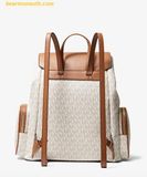  Balo Michael Kors Jet Set Large Logo Backpack 35T1GTTB3B Trắng Logo 