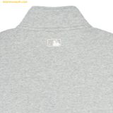  Áo Sweat MLB Varsity Overfit Half-Zip Man-to-Man NY (Melange Grey) 3AMTV0341-50MGS 