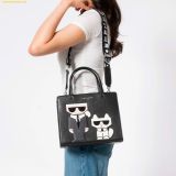  Túi Tote Karl Lagerfeld Paris Maybelle Satchel Màu Đen 