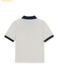  Áo Polo MLB Women's Basic Open Collar Slim Fit Collared T-Shirt New York Yankees - SKU: 3FPQB0663-50IVS - Ivory 