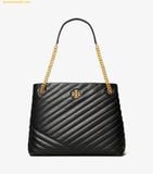  Túi Tote Tory Burch Kira Chevron Tote Màu Đen 157016 