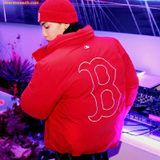 Áo Khoác Phao MLB Megalogo Parka Boston Red Sox 3ADJB1126-43RDS 