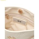  Túi Đeo Chéo MLB Shoulder Bag, New York Yankees Monogram Embo Bucket Bag 7ACRM066N-50CRS Cream 