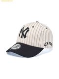  Mũ Lưỡi Trai MLB Signature Stripe Unstructured Ball Cap New York Yankees 3ACPB255N-50BKS - Đen 