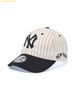 Mũ Lưỡi Trai MLB Signature Stripe Unstructured Ball Cap New York Yankees 3ACPB255N-50BKS - Đen