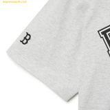  Áo Phông MLB Varsity Overfit Short Sleeve T-Shirt BOS (L.Melange Grey) 3ATSV0233-43MGL 