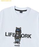  Áo Phông Life Work Hip Dog Applique Short Sleeve T-shirt LK262TS506 