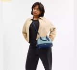  Túi Xách Coach Sabrina Satchel Bag - Colorblock Deep Blue CAM56 