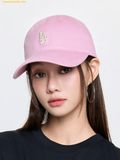  Mũ lưỡi trai MLB Street Backarch Unstructured Ball Cap LA Dodgers - SKU 3ACPB076N-07PKM Mg.Pink 