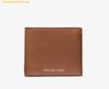  Ví Nam Michael Kors Cooper Pebbled Leather Billfold Wallet With Coin Pouch 36T4LCOF3L 