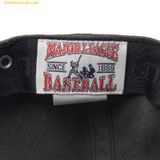  Mũ Lưỡi Trai MLB Culsive Lettering Unstructured Ball Cap NYM (Charcoal Grey) 3ACPVL34N-09CGS Đen Xám 