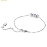  Vòng Tay, Lắc Tay Swarovski Mesmera bracelet Mixed cuts, Blue, Rhodium plated 5668359 