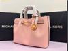 Túi Xách Michael Kors MK Carson Medium Pebbled Leather Satchel Màu Hồng