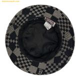  Mũ Bucket MLB Checkerboard Denim-Like Bucket Hat B (Black) 3AHTCC12N-43BKS 