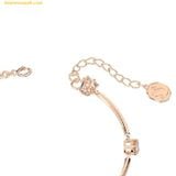  Vòng Tay, Lắc Tay Swarovski Constella bangle Round cut, White, Rose gold-tone plated 