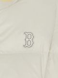  Áo Khoác Phao MLB Women's Crop Curve Padding Boston Red Sox 3FDJB2056-43CRD Trắng 