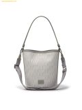  Túi Đeo Chéo MLB Korea Classic Mono Jacquard Bucket Bag New York Yankees Grey 3ABML024N-50CGL 