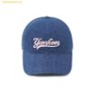  Mũ Lưỡi Trai MLB Varsity Culsive Lettering Denim Unstructured Ball Cap New York Yankees Indigo 3ACPVD14N-50INS 
