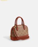  Túi Xách Coach Sabrina Satchel Bag In Signature Canvas 
