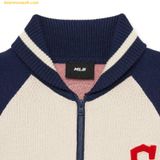  Áo Khoác Len cardigan MLB Women's Varsity Cardigan CLE (Navy) 3FKCV0134-45NYS 