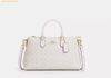  Túi Xách Coach Georgia Satchel bag in signature canvas CW422 Trắng Logo 