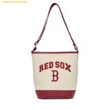  Túi Bucket MLB Varsity Basic Canvas Bucket Bag Boston Red Sox D.Cream - 3ABMS093N-43CRD 