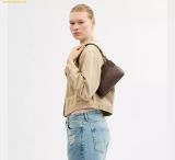  Túi Xách Coach Laurel Small Shoulder Bag Dark Stone CBH16 