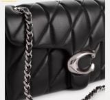  Túi Đeo Chéo Coach Tabby Shoulder Bag 26 With Pillow Quilting Black CP150 