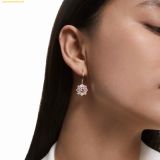  Bông Tai Swarovski Idyllia drop earrings Mixed cuts, Sun, Pink, Rose gold-tone plated 5642965 