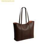  Túi Tote Coach Legacy Pebbled Leather Tote Màu Nâu 
