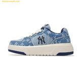  Giày Thể Thao MLB Chunky Liner Denim Classic Mono New York Yankees Blue 3ASXCDC4N-50BLS 