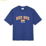  Áo Phông MLB Unisex Boston Red Sox Varsity Over Fit T-Shirt 3ATSV0243-43RBS Blue 