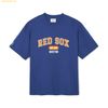 Áo Phông MLB Unisex Boston Red Sox Varsity Over Fit T-Shirt 3ATSV0243-43RBS Blue