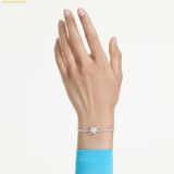  Lắc Tay Swarovski Idyllia bracelet Mixed cuts, Heart with arrow, White, Rhodium plated 5742022 