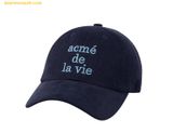  Mũ Lưỡi Trai ADLV Cotton Napping 3D Embo Ball Cap Navy 