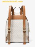  Balo Michael Kors Mk Sally Medium 2-In-1 Logo Backpack 30S3GYDB6B Trắng Logo 
