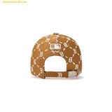  Mũ Lưỡi Trai MLB Jacquard Dia Monogram Boston Red Sox Ball Cap 3ACPM044N-43CAS Nâu 