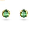  Bông Tai, Khuyên Tai Swarovski Chroma stud earrings Pear cut, Green, Gold-tone plated 5639120 
