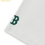 Áo Phông MLB Varsity Logo Overfit Short Sleeve T-Shirt BOS 3ATSV0633-43WHS Trắng 