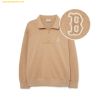  Áo Sweat MLB Basic Small Logo Half Zip-Up Overfit Man-to-Man BOS (Beige) 3AMTB0534-43BGS 
